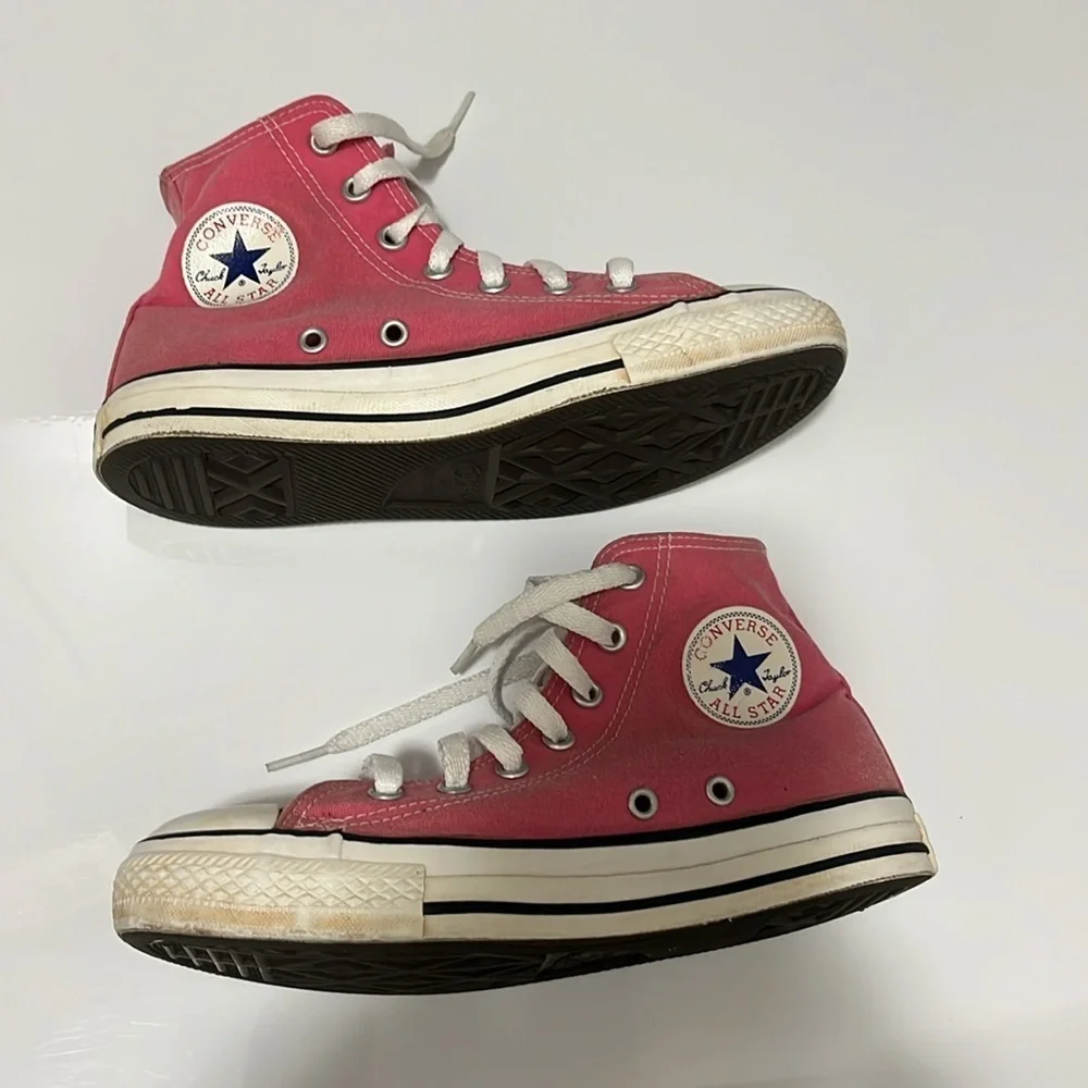 Converse Pink High-Top Sneakers big kids size 3